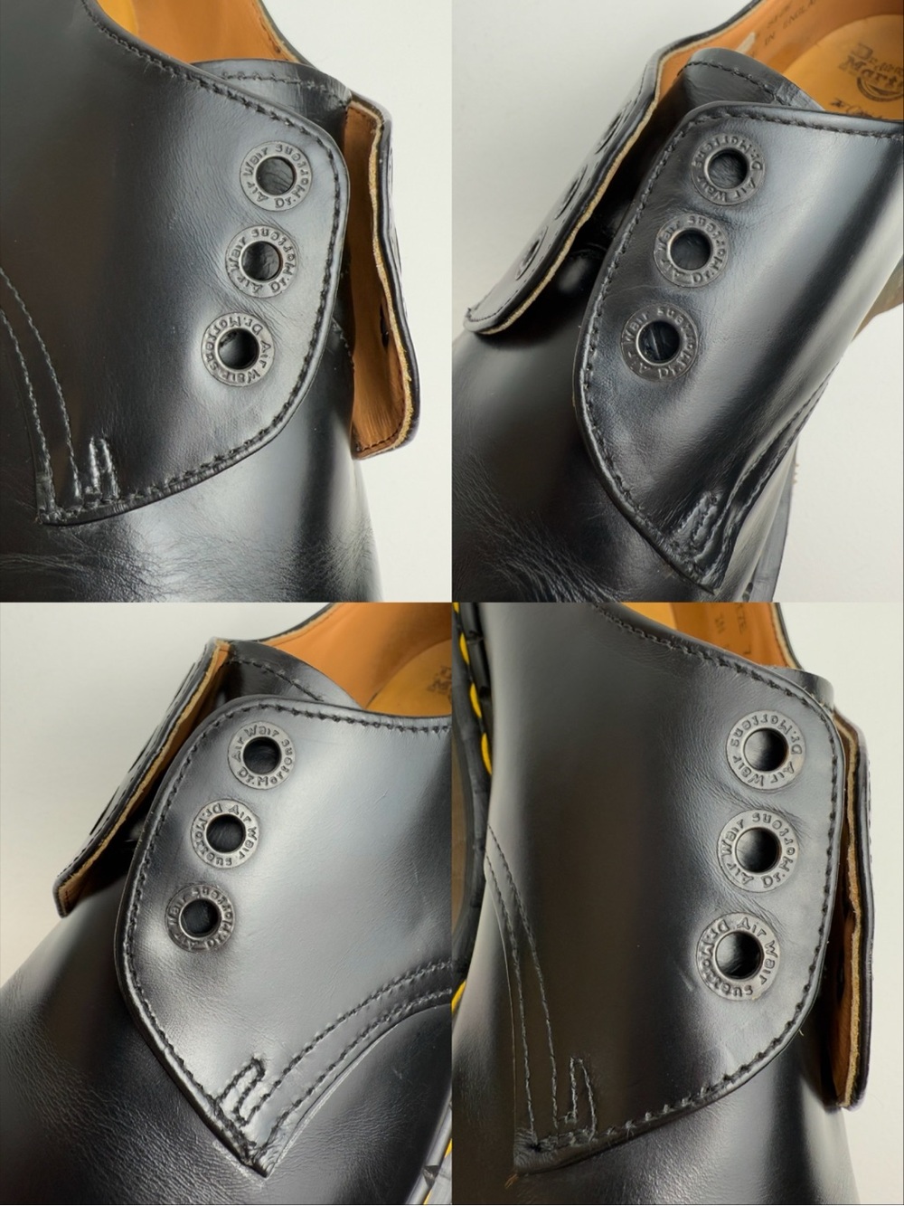 Vintage Dr. Martens Platforms 1925 Black Leather Envy Chunky MIE Oxfords UK 7 - Picture 16 of 16